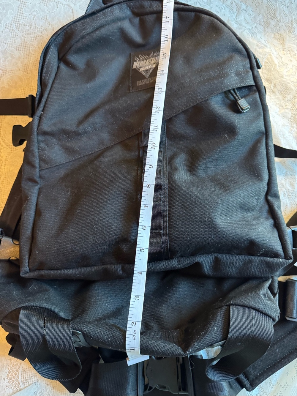 Black HydroStorm Force-5 Logo Patch Backpack - never used